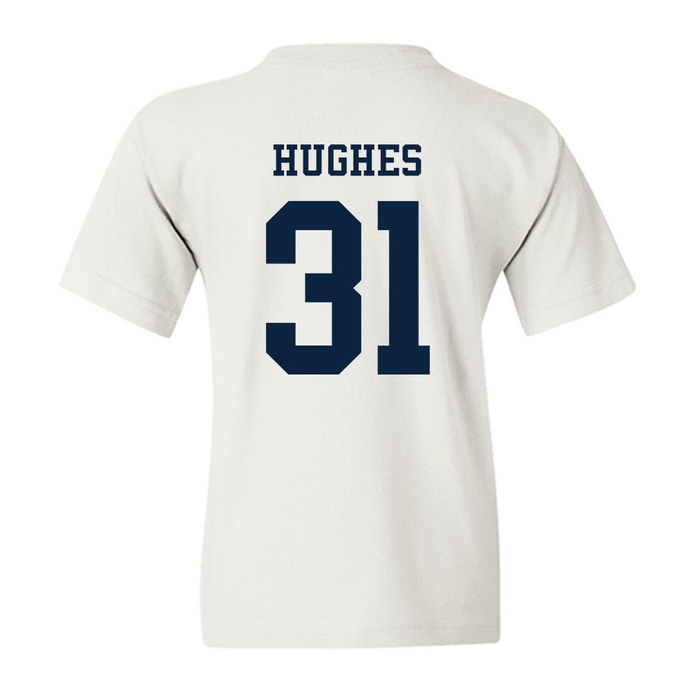 Samford - NCAA Men's Basketball : Joshua Hughes - Classic Fashion Shersey Youth T-Shirt-1