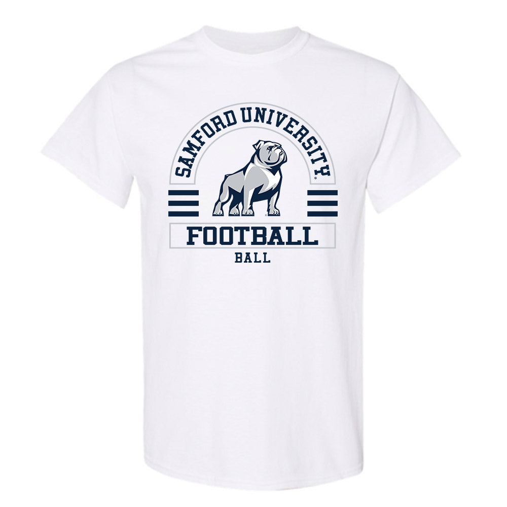 Samford - NCAA Football : Beau Ball - Classic Fashion Shersey T-Shirt-0