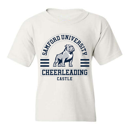 Samford - NCAA Cheerleading : Emma Castle - Classic Fashion Shersey Youth T-Shirt-0