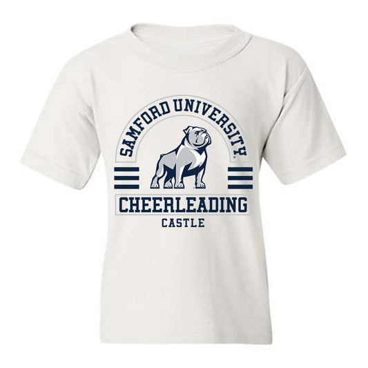 Samford - NCAA Cheerleading : Emma Castle - Classic Fashion Shersey Youth T-Shirt-0
