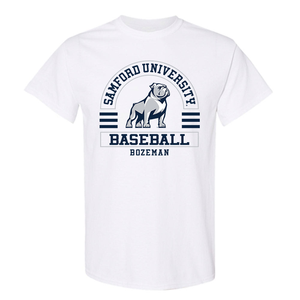 Samford - NCAA Baseball : Charlie Bozeman - Classic Fashion Shersey T-Shirt-0