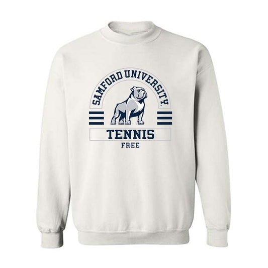 Samford - NCAA Men's Tennis : Parker Free - Classic Fashion Shersey Crewneck Sweatshirt-0