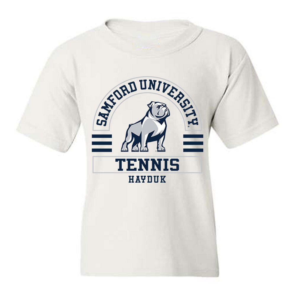 Samford - NCAA Men's Tennis : Ally Hayduk - Classic Fashion Shersey Youth T-Shirt-0