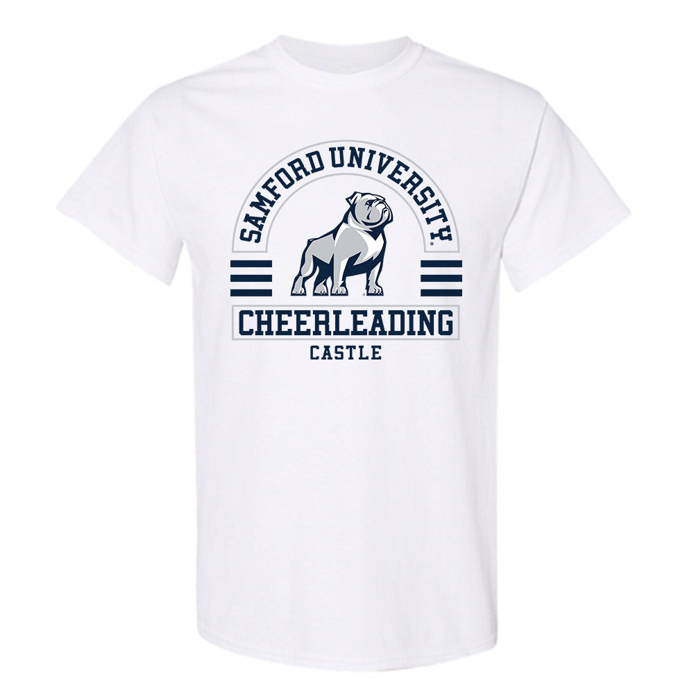 Samford - NCAA Cheerleading : Emma Castle - Classic Fashion Shersey T-Shirt-0