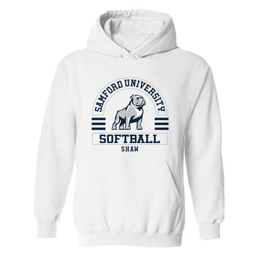 Samford - NCAA Softball : Olivia Shaw - Classic Fashion Shersey Hooded Sweatshirt-0