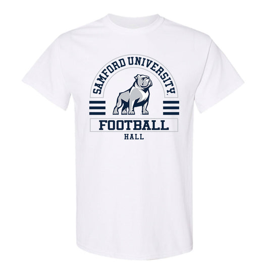 Samford - NCAA Football : Quinten Hall - Classic Fashion Shersey T-Shirt-0