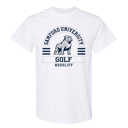 Samford - NCAA Men's Golf : Davis Woodliff - Classic Fashion Shersey T-Shirt-0