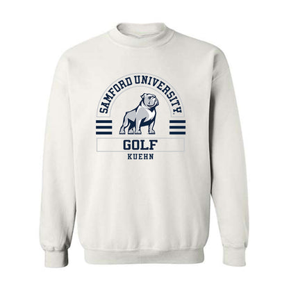 Samford - NCAA Men's Golf : Taylor Kuehn - Classic Fashion Shersey Crewneck Sweatshirt-0