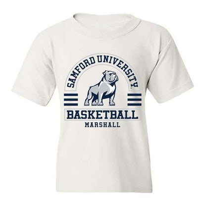 Samford - NCAA Men's Basketball : Jermaine Marshall - Classic Fashion Shersey Youth T-Shirt-0