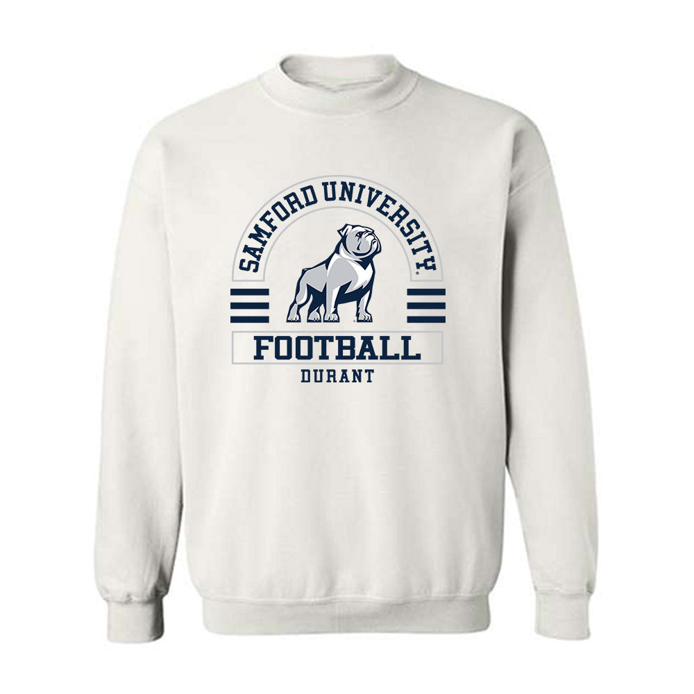 Samford - NCAA Football : Tyler Durant - Classic Fashion Shersey Crewneck Sweatshirt-0