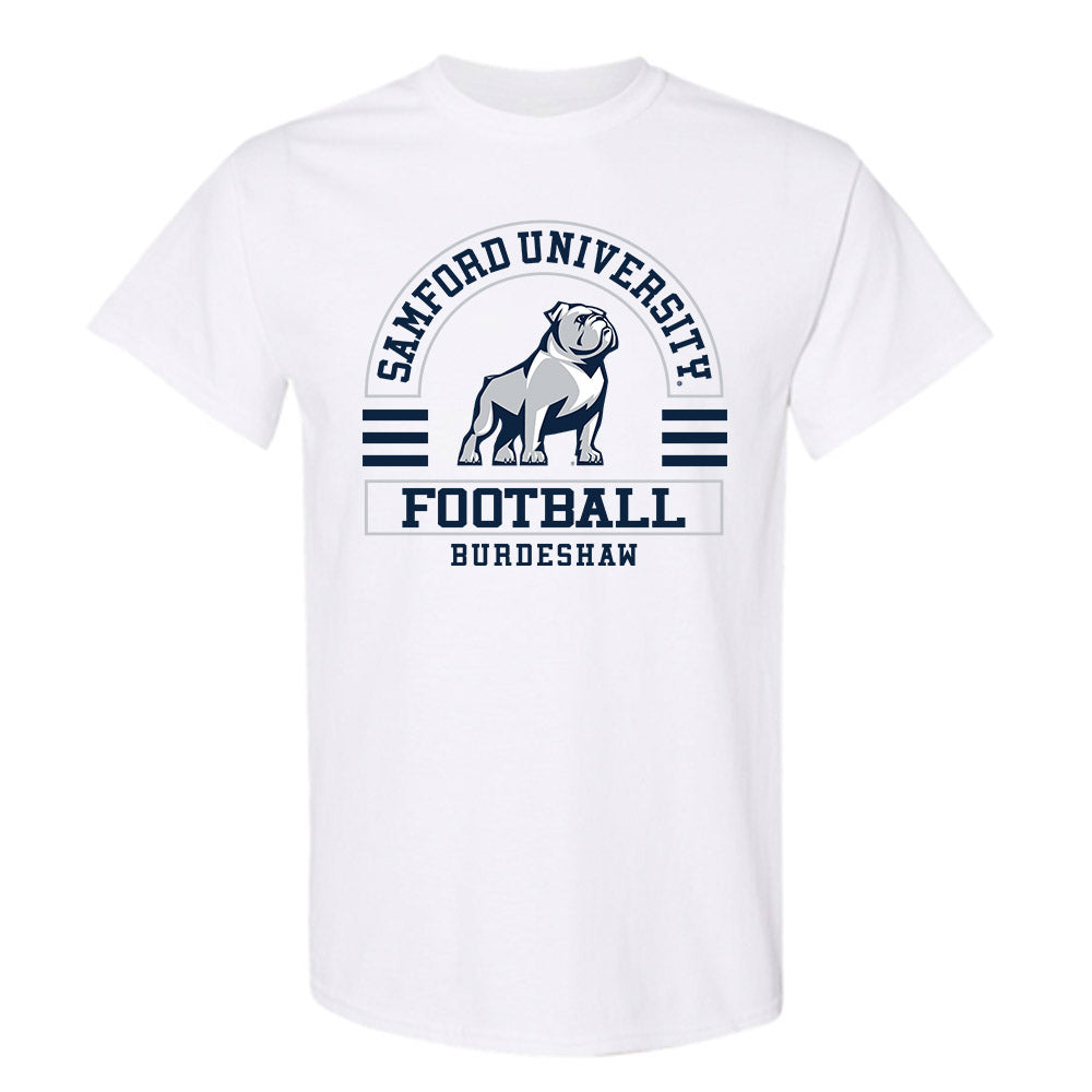 Samford - NCAA Football : Clay Burdeshaw - Classic Fashion Shersey T-Shirt-0