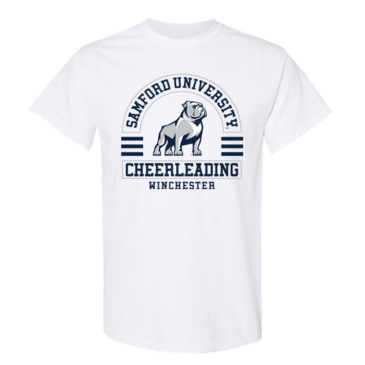 Samford - NCAA Cheerleading : Madison Winchester - Classic Fashion Shersey T-Shirt-0