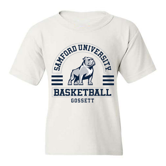 Samford - NCAA Men's Basketball : JD Gossett - Classic Fashion Shersey Youth T-Shirt-0