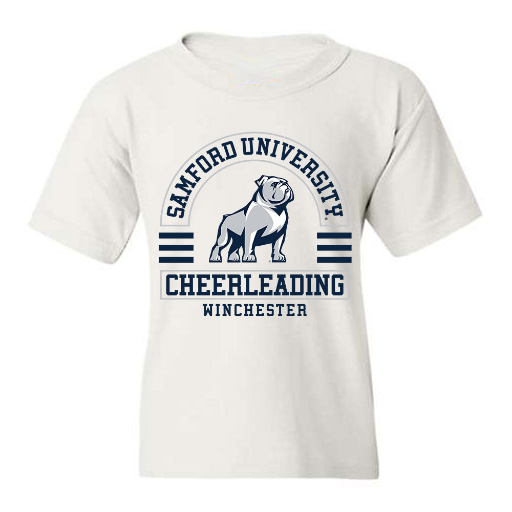 Samford - NCAA Cheerleading : Madison Winchester - Classic Fashion Shersey Youth T-Shirt-0