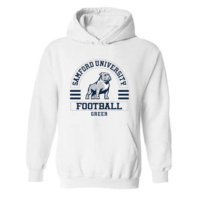 Samford - NCAA Football : Cooper Greer - Classic Fashion Shersey Hooded Sweatshirt-0