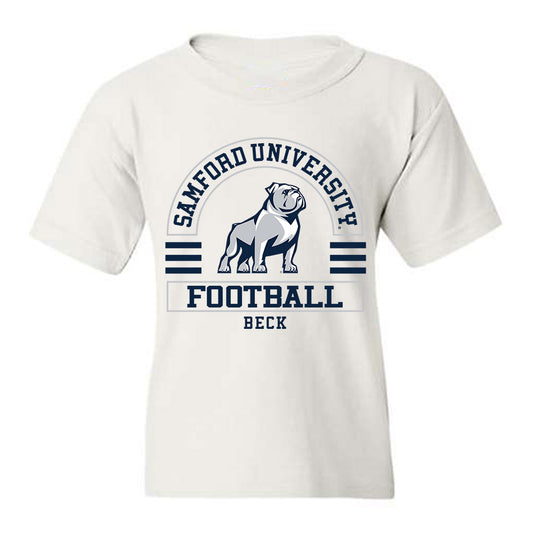 Samford - NCAA Football : Landon Beck - Classic Fashion Shersey Youth T-Shirt-0