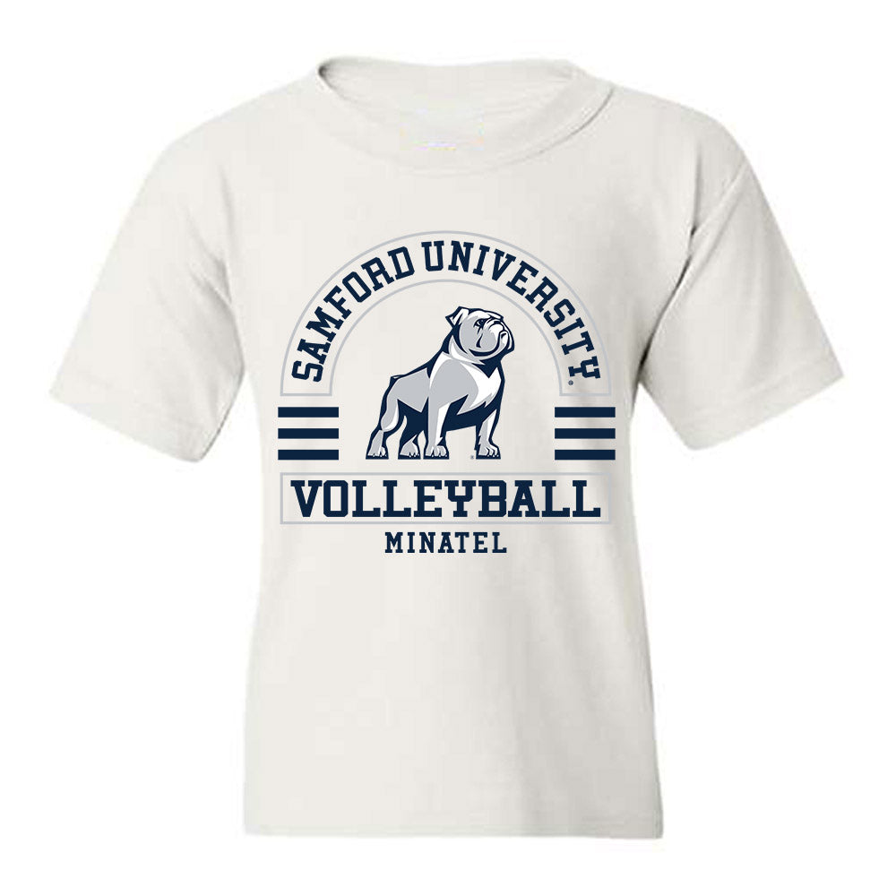 Samford - NCAA Women's Volleyball : Carly Minatel - Classic Fashion Shersey Youth T-Shirt-0