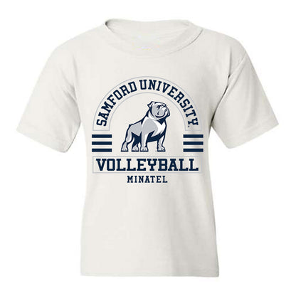 Samford - NCAA Women's Volleyball : Carly Minatel - Classic Fashion Shersey Youth T-Shirt-0
