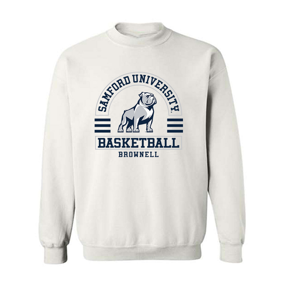 Samford - NCAA Men's Basketball : Jaden Brownell - Classic Fashion Shersey Crewneck Sweatshirt-0