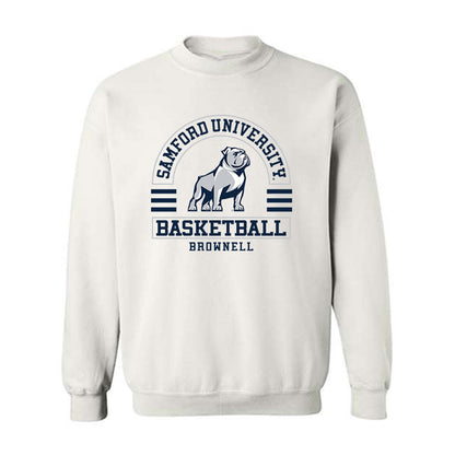Samford - NCAA Men's Basketball : Jaden Brownell - Classic Fashion Shersey Crewneck Sweatshirt-0