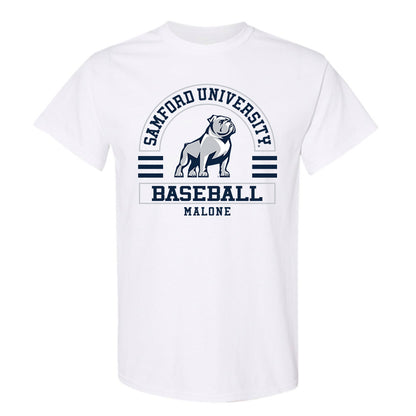 Samford - NCAA Baseball : John Malone - Classic Fashion Shersey T-Shirt-0