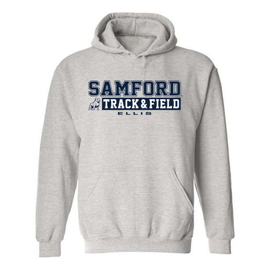 Samford - NCAA Men's Track & Field : Carter Ellis Ellis - Classic Fashion Shersey Hooded Sweatshirt-0
