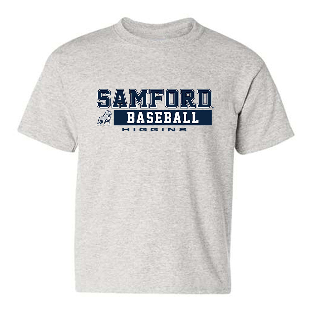 Samford - NCAA Baseball : Trey Higgins - Classic Fashion Shersey Youth T-Shirt-0