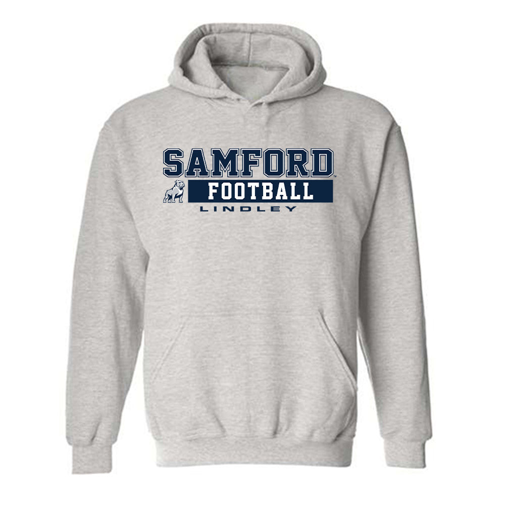 Samford - NCAA Football : Zamarcus Lindley - Classic Fashion Shersey Hooded Sweatshirt-0