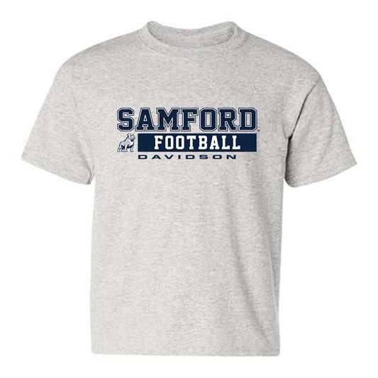 Samford - NCAA Football : Web Davidson - Classic Fashion Shersey Youth T-Shirt-0