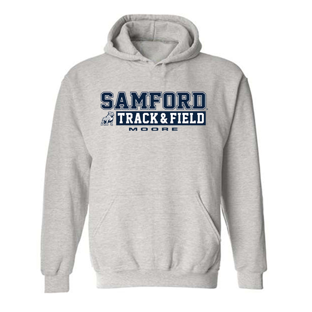 Samford - NCAA Men's Track & Field : Jaggerd Moore - Classic Fashion Shersey Hooded Sweatshirt-0