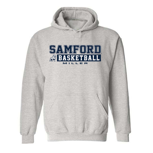Samford - NCAA Men's Basketball : Win Miller - Classic Fashion Shersey Hooded Sweatshirt-0