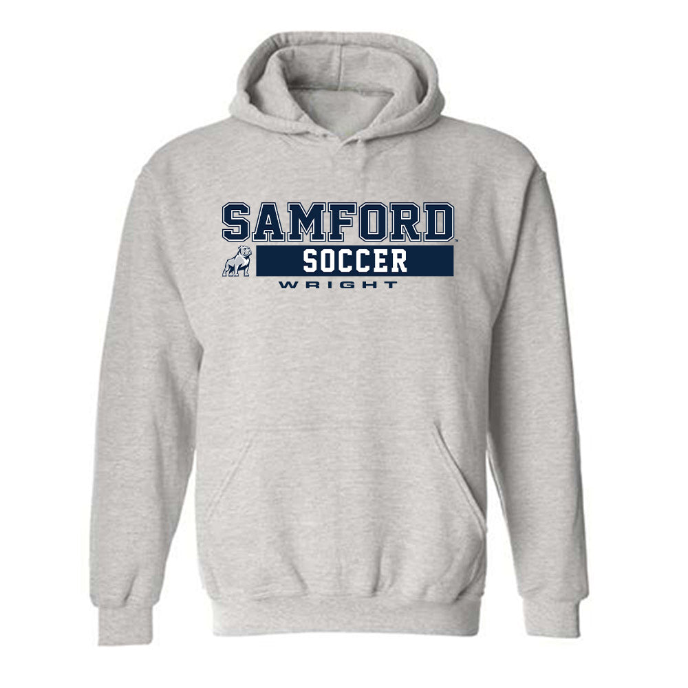 Samford - NCAA Women's Soccer : Abby Wright - Classic Fashion Shersey Hooded Sweatshirt-0