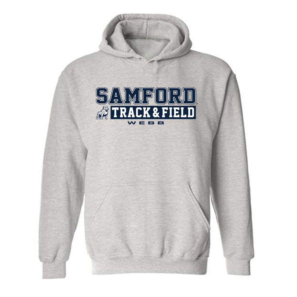 Samford - NCAA Men's Track & Field : Chase Webb - Classic Fashion Shersey Hooded Sweatshirt-0