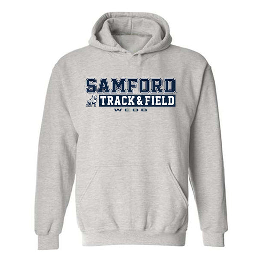 Samford - NCAA Men's Track & Field : Chase Webb - Classic Fashion Shersey Hooded Sweatshirt-0