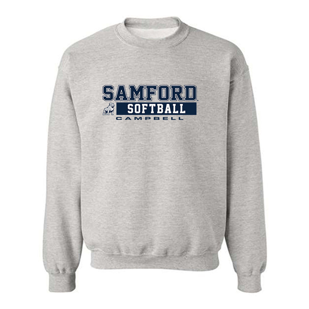 Samford - NCAA Softball : Katie Campbell - Classic Fashion Shersey Crewneck Sweatshirt-0
