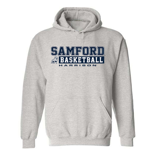 Samford - NCAA Men's Basketball : Caleb Harrison - Classic Fashion Shersey Hooded Sweatshirt-0