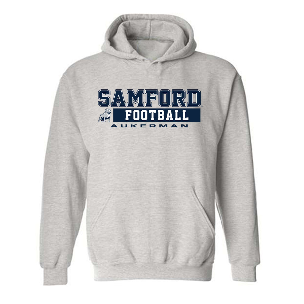 Samford - NCAA Football : Cayden Aukerman - Classic Fashion Shersey Hooded Sweatshirt-0