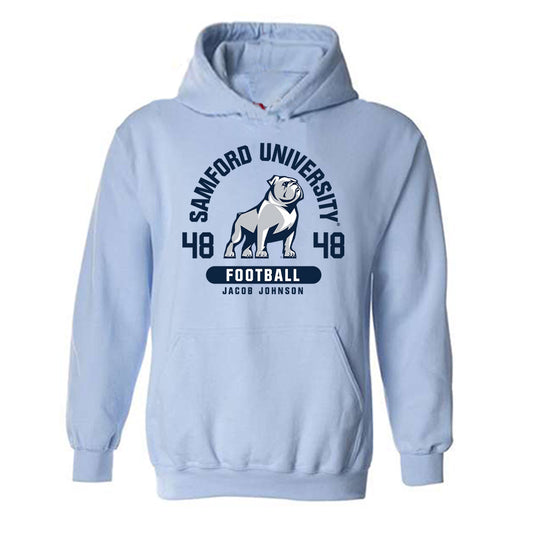 Samford - NCAA Football : Jacob Johnson - Classic Fashion Shersey Hooded Sweatshirt-0