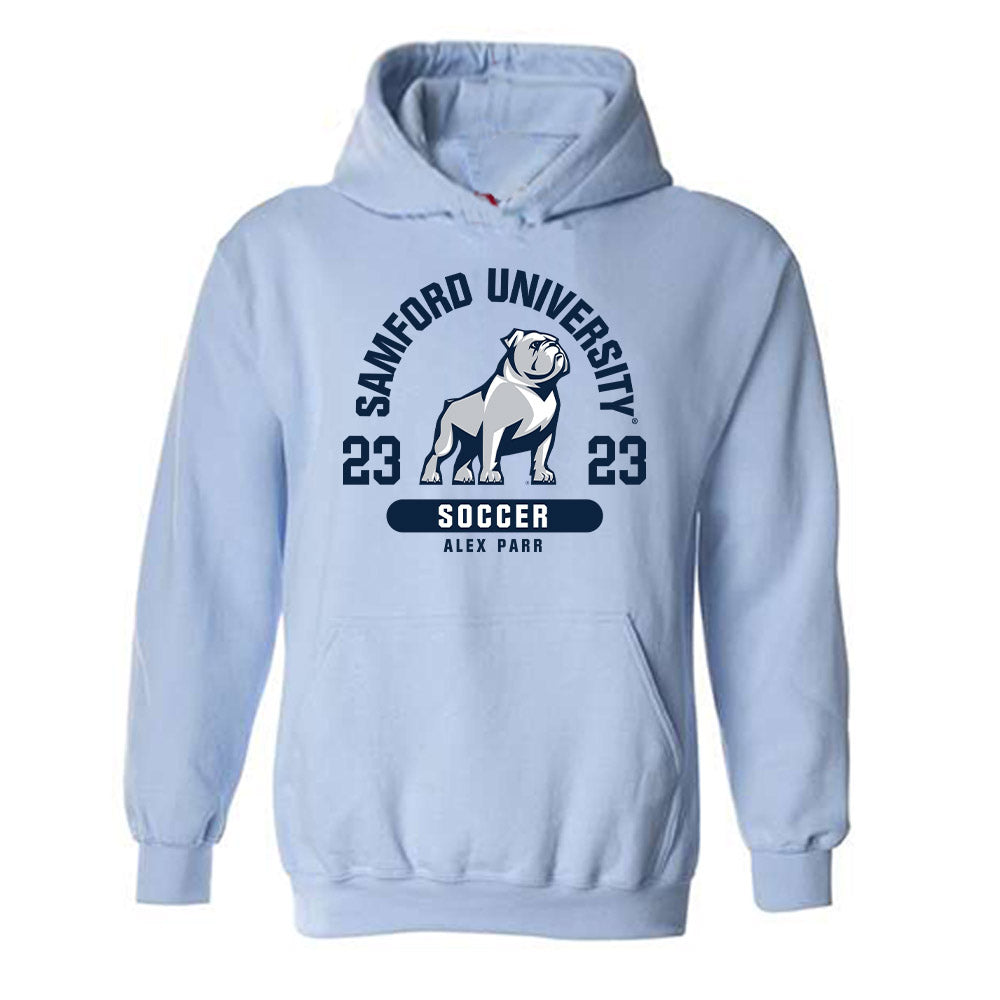 Samford - NCAA Women's Soccer : Alex Parr - Classic Fashion Shersey Hooded Sweatshirt-0