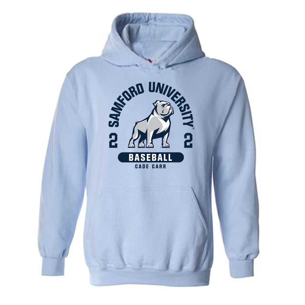 Samford - NCAA Baseball : Cade Carr - Classic Fashion Shersey Hooded Sweatshirt-0