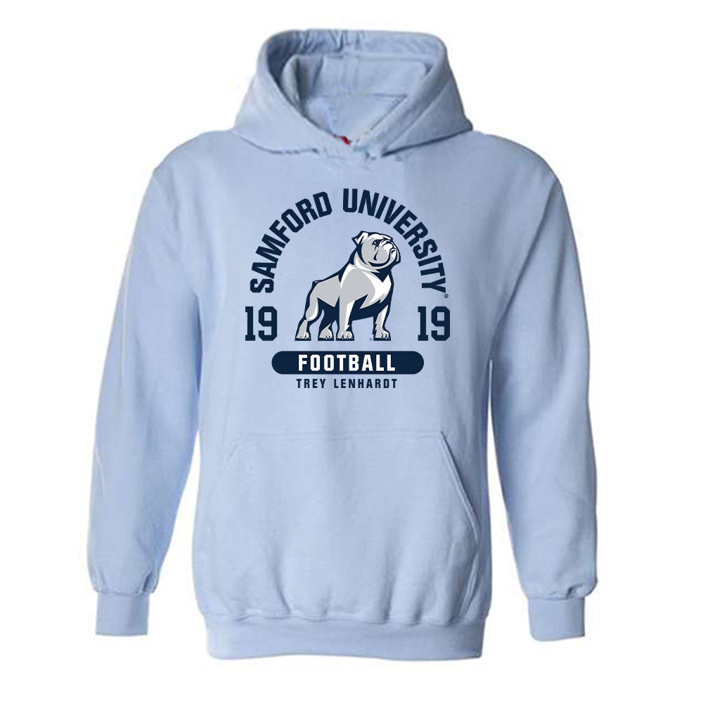 Samford - NCAA Football : Trey Lenhardt - Classic Fashion Shersey Hooded Sweatshirt-0