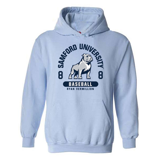 Samford - NCAA Baseball : Ryan Vermillion - Classic Fashion Shersey Hooded Sweatshirt-0