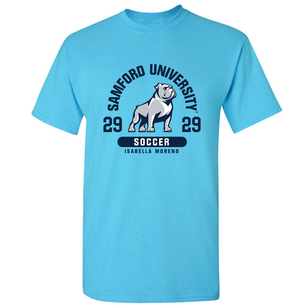 Samford - NCAA Women's Soccer : Isabella Moreno - Classic Fashion Shersey T-Shirt-0