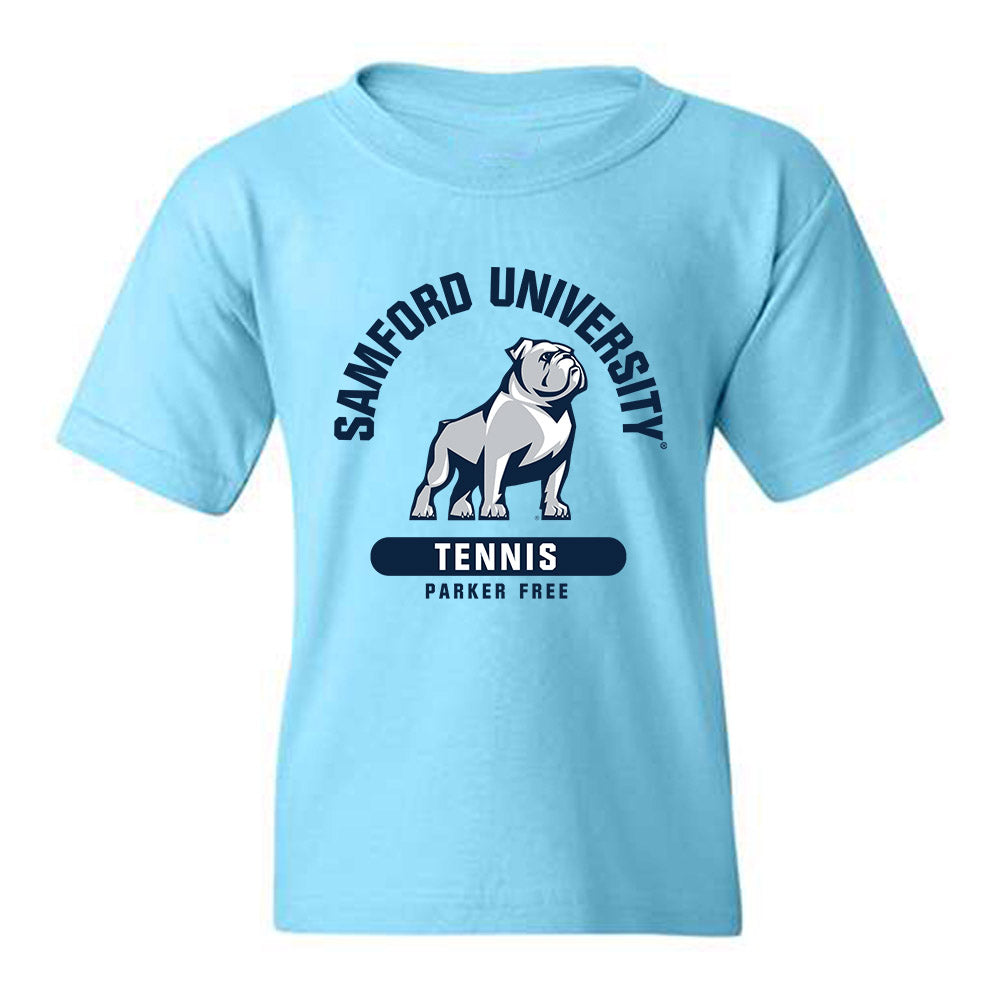 Samford - NCAA Men's Tennis : Parker Free - Classic Fashion Shersey Youth T-Shirt-0