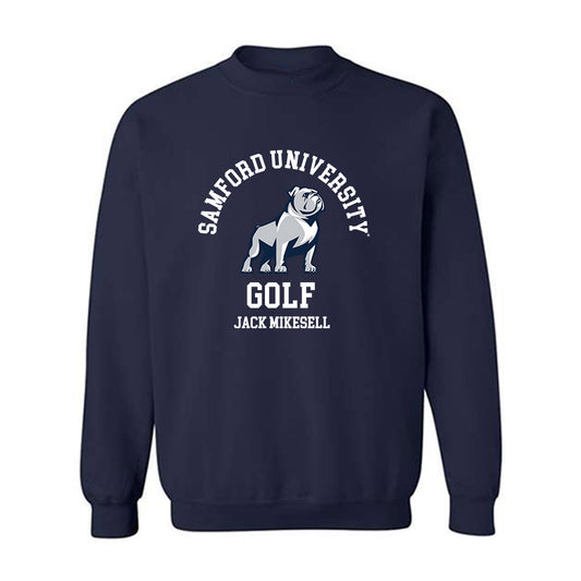 Samford - NCAA Men's Golf : Jack Mikesell - Classic Fashion Shersey Crewneck Sweatshirt-0