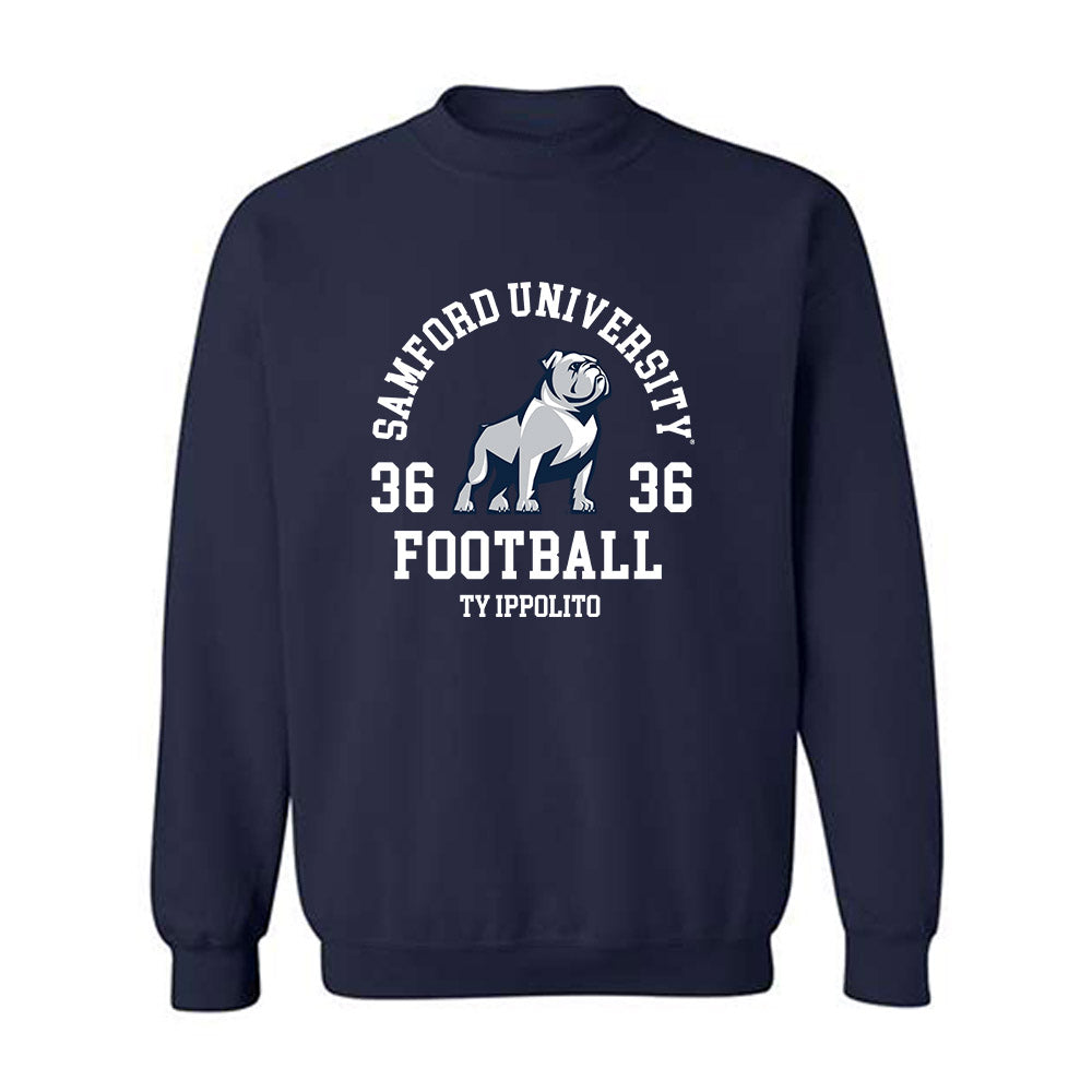 Samford - NCAA Football : Ty Ippolito - Classic Fashion Shersey Crewneck Sweatshirt-0