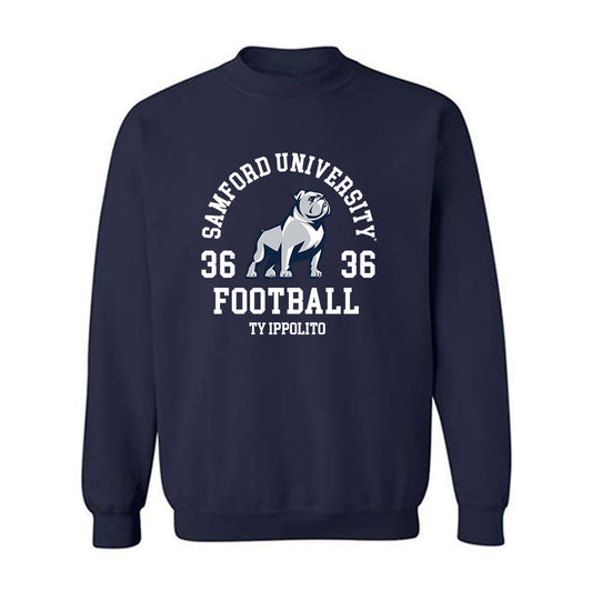 Samford - NCAA Football : Ty Ippolito - Classic Fashion Shersey Crewneck Sweatshirt-0