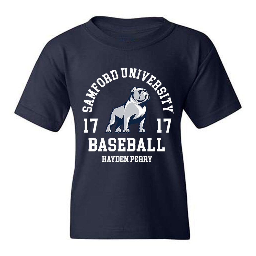Samford - NCAA Baseball : Hayden Perry - Classic Fashion Shersey Youth T-Shirt-0