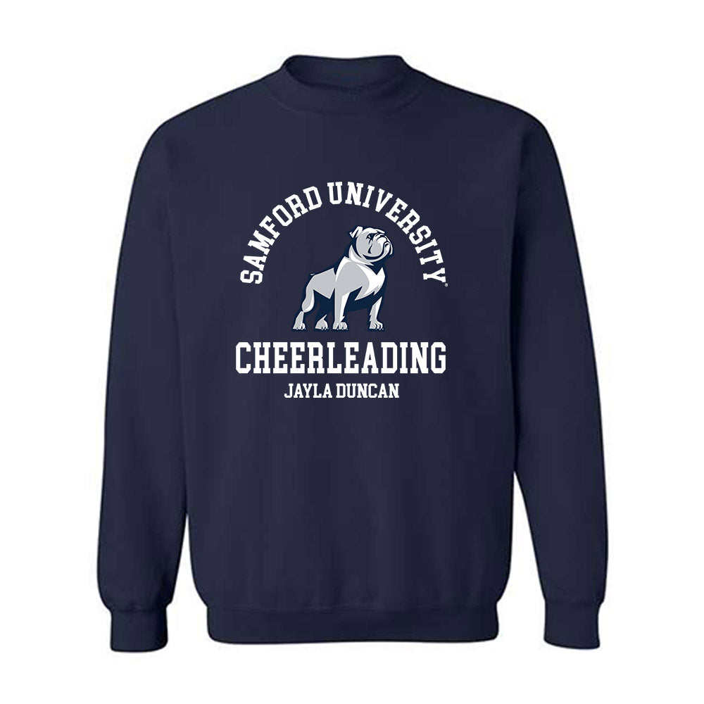 Samford - NCAA Cheerleading : Jayla Duncan - Classic Fashion Shersey Crewneck Sweatshirt-0