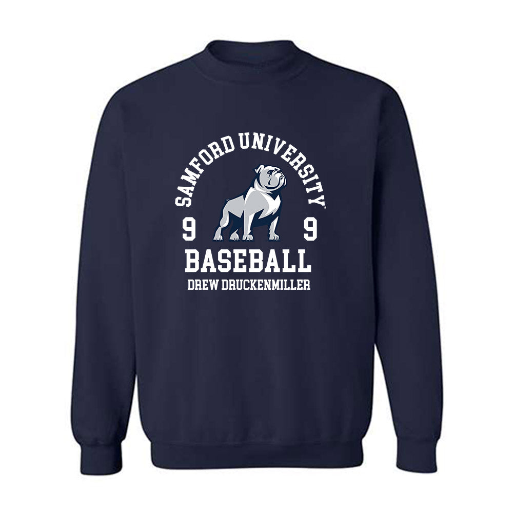 Samford - NCAA Baseball : Drew Druckenmiller - Classic Fashion Shersey Crewneck Sweatshirt-0